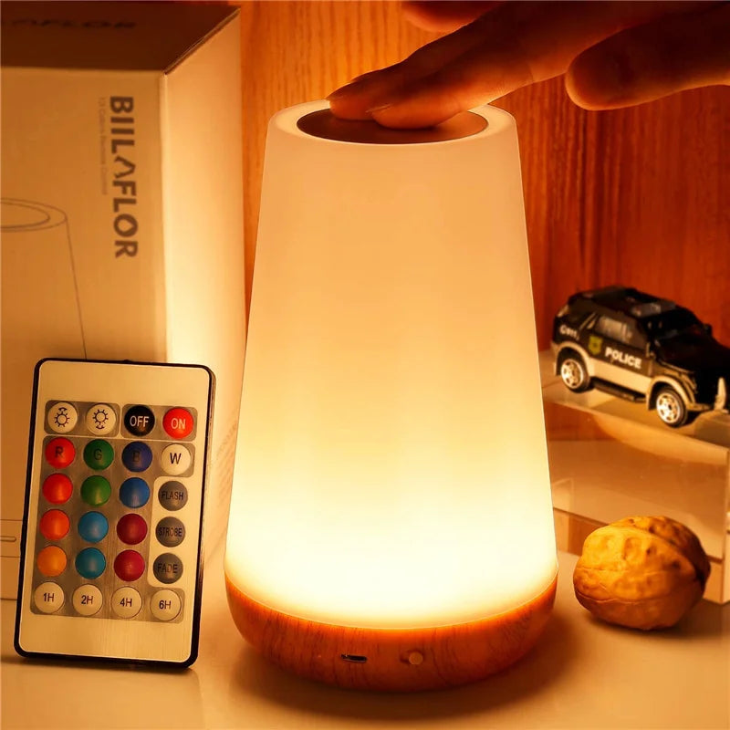 Night light with remote control